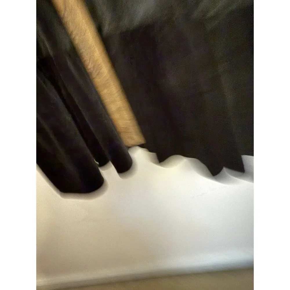 Pomander Place Tuckernuck Velvet Tiered Dress 3x Black Date Night Holiday Party - Picture 6 of 7